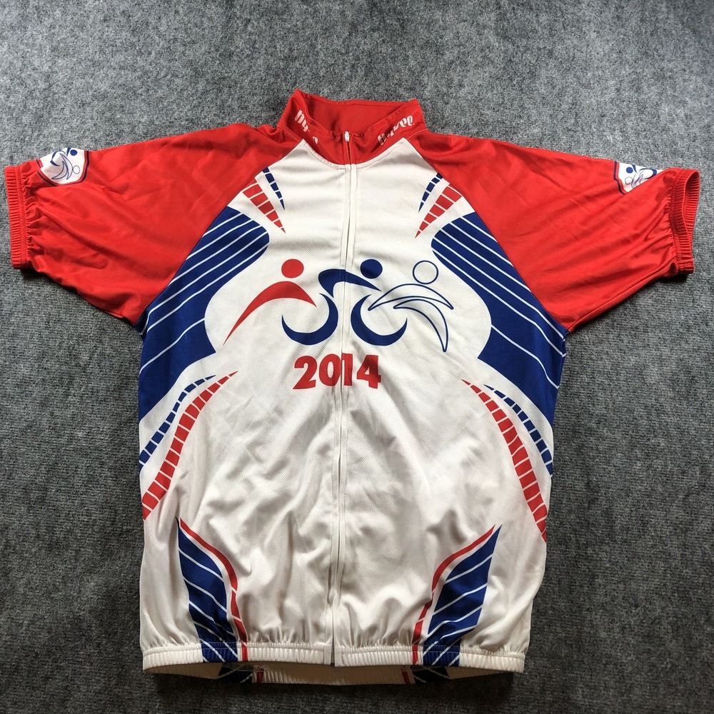 Hy-Vee Triathlon Shirt Mens XL 2014 Cycling Swim Bike Run Des Moines Event Tee